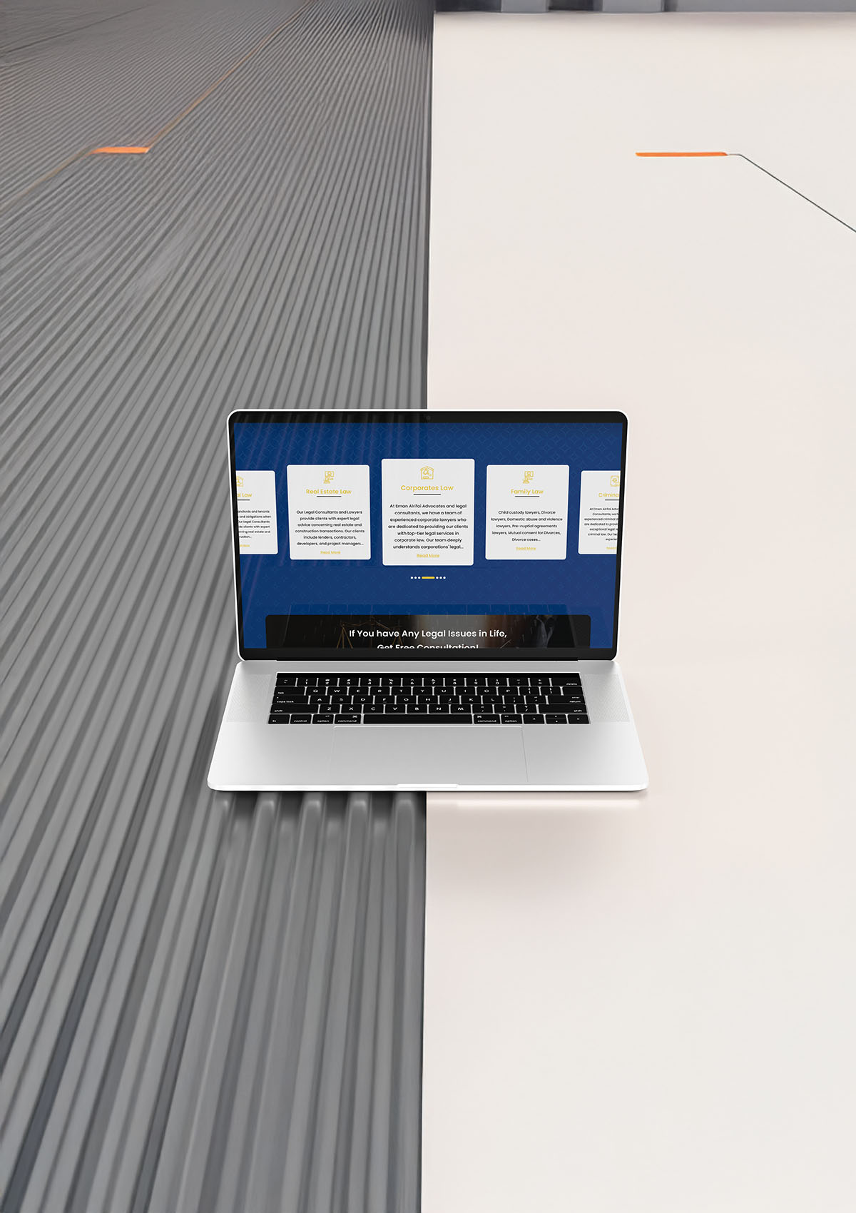 Services Slider From Eman AlRifai Law Firm Website By Nexlla Creative Agency