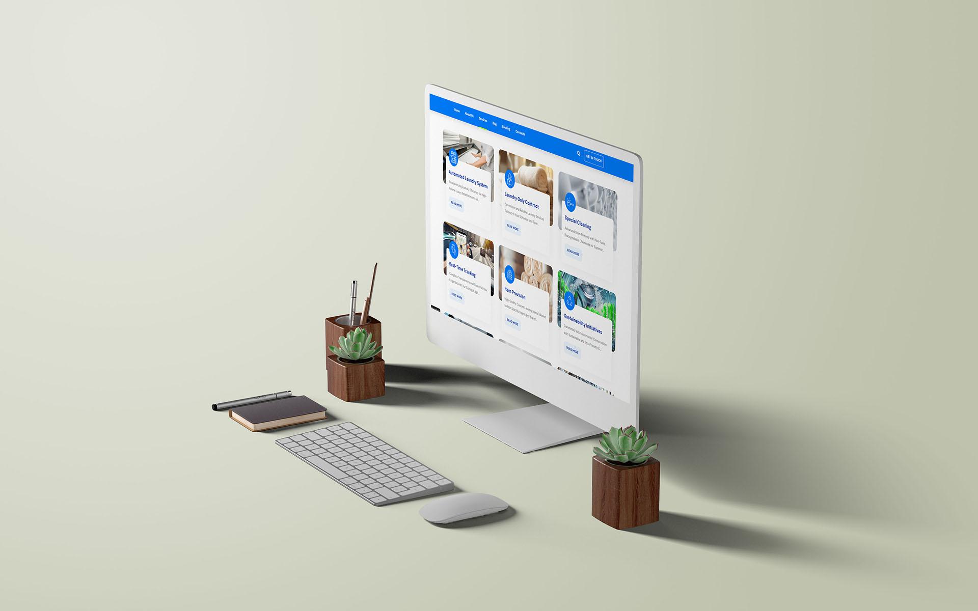 Superlaundry Website Services Page By Nexlla Creative Agency